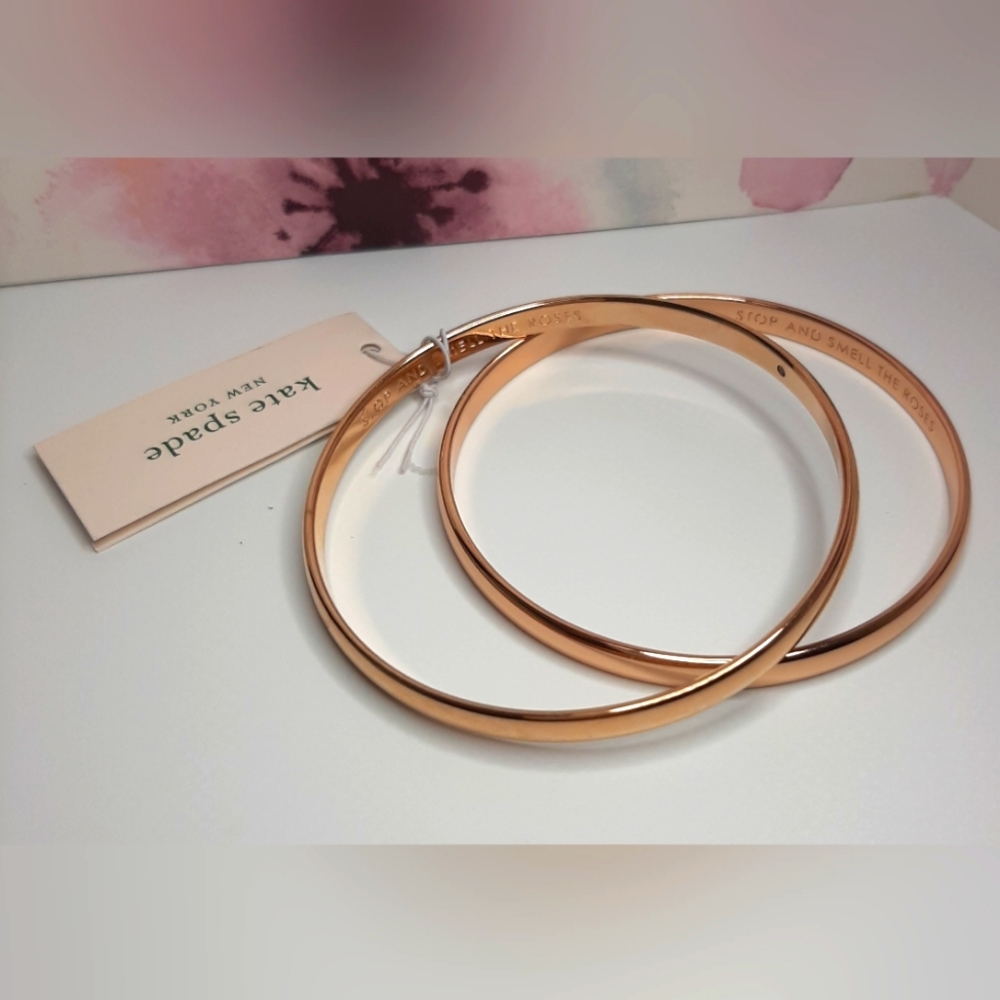 NWT Kate Spade Rose Gold Bangle